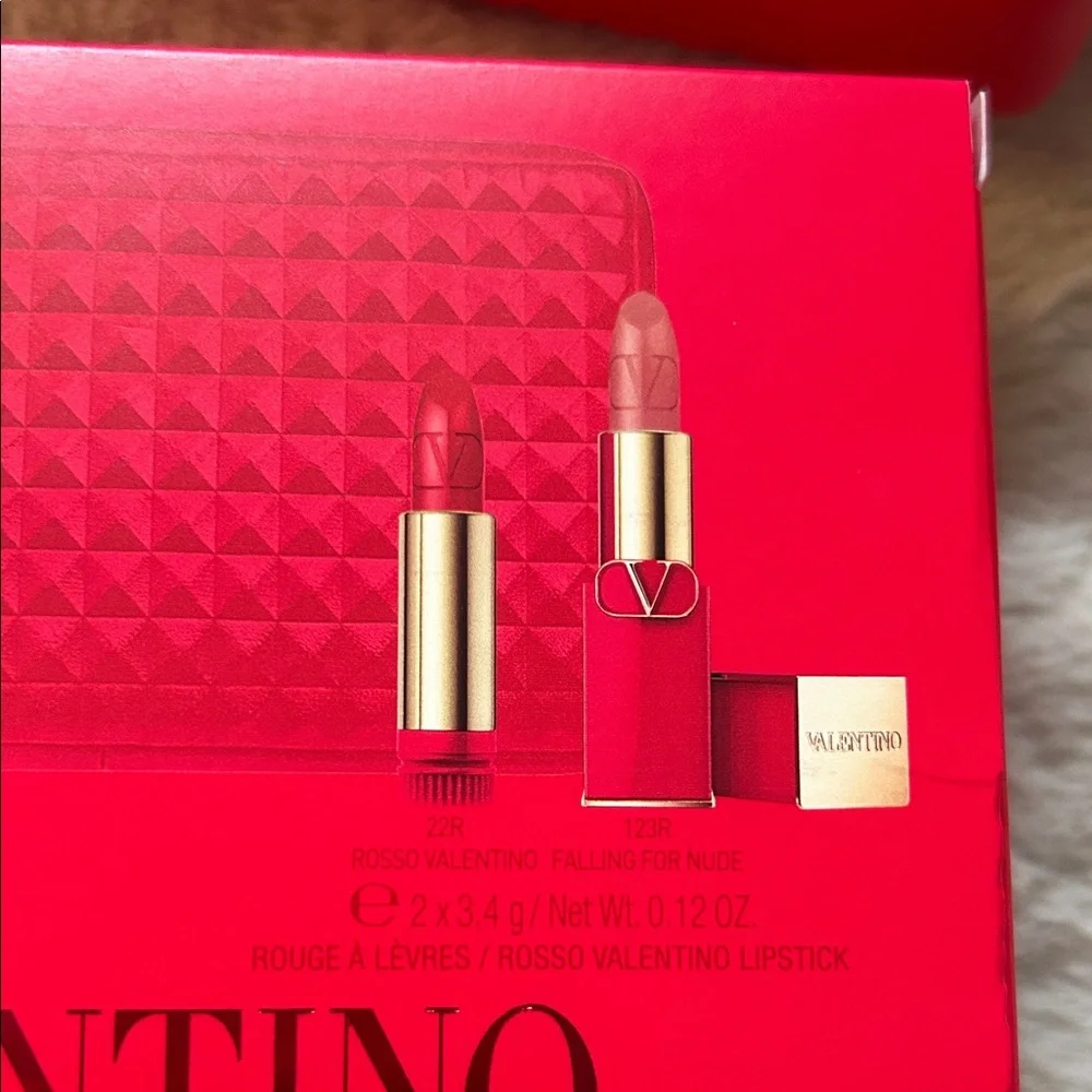 Valentino cosmetic pouch with lipsticks - Picture 8 of 8